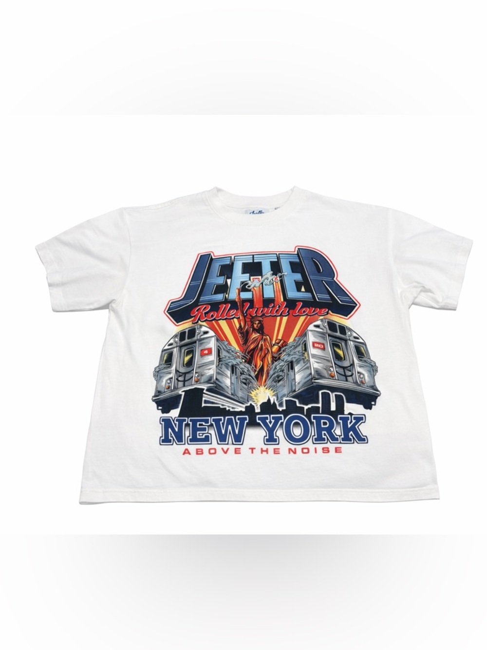 Jeeter White New York Graphic Short-Sleeve Tee